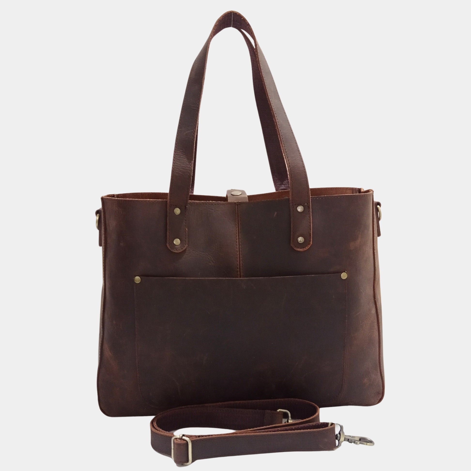 Elegant choice for office everyday Ivy Leather Tote with stylish modern appeal and amazing functionality