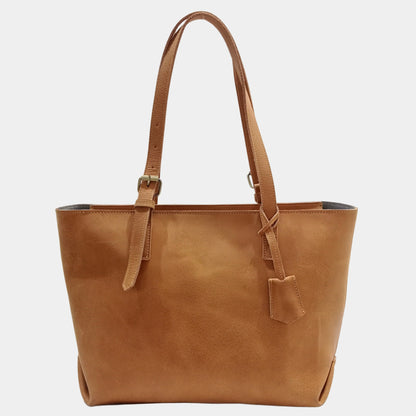 Elegant Work Leather Tote by LTB featuring Sleek adjustable handles and hanging key pouch