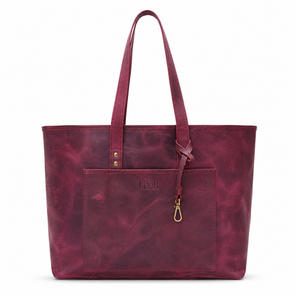 Emily Leather Tote